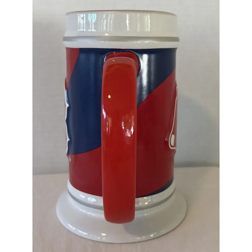 Boston Red Sox Sculpted Ceramic Tankard Mug by Boelter Brands Official Sticker - Picture 4 of 11